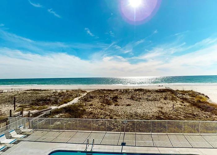 Roomy Is Located On The Second Floor Of Buena Vista An Oceanfront With A Balcony Pool Gated Access To The And Washer Dryer Gulf Shores